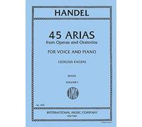 Georg Friedrich Händel-Arie Da Opere E Oratori (45) Vol. 1 (S-T) (Kagen)-Vocal Album