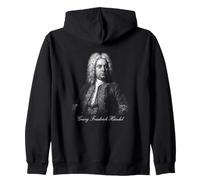 Georg Friedrich Händel Baroque Classical Composer Zip Hoodie
