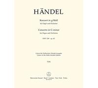 Georg Friedrich Händel-Concerto-Organ and Orchestra