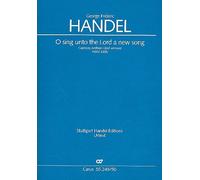 Georg Friedrich Händel-O sing unto the Lord a new song-Solo S, SSA, Oboe, 2