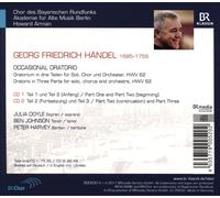 GEORG FRIEDRICH HANDEL: OCCASIONAL ORATORIO NEW CD