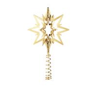 Georg Jensen 18ct Yellow Gold Plated Brass Star Christmas Tree Topper - TITLE Silver GGN-1061