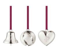 Georg Jensen - 2025 Ornament 3-pack, Palladium Plated - Palladium Plated