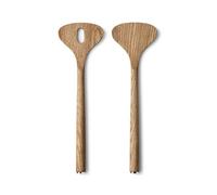Georg Jensen Alfredo salad servers oak 28 cm