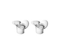 Georg Jensen Bloom Botanica Stainless Steel Tealight Candle Holders - Silver GGN-1517