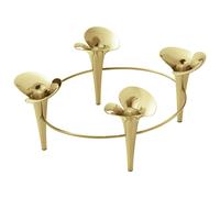 Georg Jensen - Bloom Candle Holder, Gold Plated - Gold