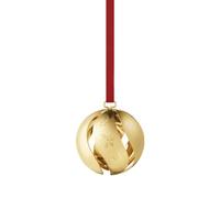 Georg Jensen Christmas Collectibles, 18 Karat Gold Plated Snowflake Ball Ornament