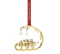 Georg Jensen Christmas Decoration 1995/2025 Anniversary Mobile Sledge Gold Plated