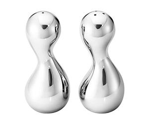 Georg Jensen Cobra Salt & Pepper Shaker Set Stainless Steel