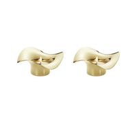 Georg Jensen Cobra Tealight Set 2pcs, Gold