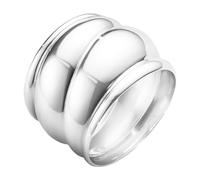 Georg Jensen Curve Sterling Silver Large Bangle - S GGN-1238/S