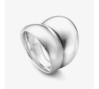 Georg Jensen Curve Sterling Silver Ring 200000230054 (54)