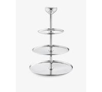 Georg Jensen Georg Jensen Alfredo Mirror-Polished Stainless-Steel Cake Stand 30cm Silver