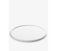 Georg Jensen Georg Jensen Bernadotte Grooved-Edge Porcelain Dinner Plate 26cm