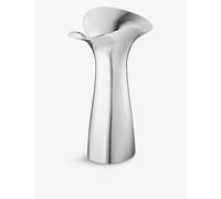 Georg Jensen Georg Jensen Bloom Botanica Medium Mirrored-Polished Stainless-Steel Vase 22cm