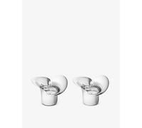 Georg Jensen Georg Jensen Bloom Botanica Polished Stainless-Steel Tealight Holders Pack Of Two