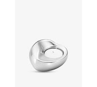 Georg Jensen Georg Jensen Heart Tealight Stainless-Steel Candle Holder 4.3cm Stainless Steel