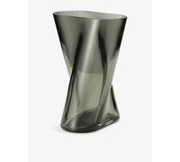 Georg Jensen Lituus glass vase Gray, small