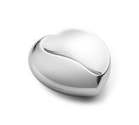 Georg Jensen - Heart Bonbonniere Jewellery Box Burgundy, 7 cm - Red