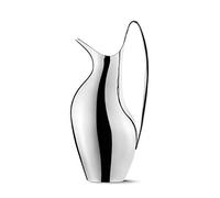 Georg Jensen HK Pitcher 1.2L - Mirror Polished Stainless Steel - Designed by Henning Koppel - Metal Serving Jug - Elegant Beverage Serveware