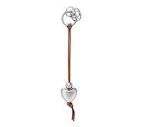 Georg Jensen Keyring Heart with Leather Strap