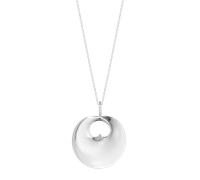 Georg Jensen Large Hidden Heart Sterling Silver Necklace - TITLE Silver GGN-628