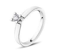 Georg Jensen Magic 18ct White Gold Diamond Solitaire Ring - 58 GGN-799/58