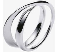 Georg Jensen Moebius Sterling Silver Double Ring 20000309 60