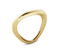 Georg Jensen Offspring 18ct Yellow Gold Slim Ring - 1 (48 - 49) GGN-841/48-49