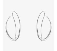 Georg Jensen Offspring Loop Sterling Silver Earrings 10012755