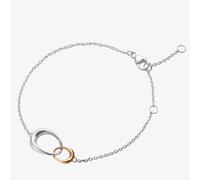 Georg Jensen Offspring Rose Gold Plated Interlocking Bracelet 10012371