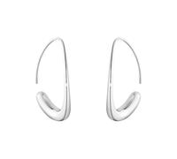Georg Jensen Offspring Sterling Silver Earhoops - Silver GGN-1198