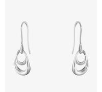 Georg Jensen Offspring Sterling Silver Hook Earrings, Silver