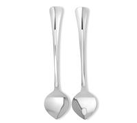 Georg Jensen Rebecca Duo Stainless Steel Salad Servers 3391315 in Silver Georg Jensen Silver