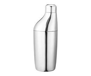 Georg Jensen Sky Cocktail Shaker - Mirror Polished Stainless Steel - Designed by Aurélien Barbry - Functional Stylish Bar Tools