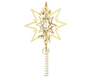 Georg Jensen Top Star for Christmas Tree 18 Kt. Gold Plated Large - BRAND NEW