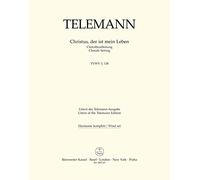 Georg Philipp Telemann-Christus, Der Ist Mein Leben-SATB and Orchestra-Parts
