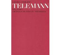 Georg Philipp Telemann-Da, Jesu, deinen Ruhm zu mehren-Solo S [T], Recorder,