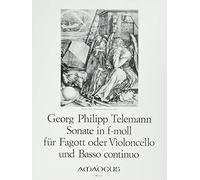 Georg Philipp Telemann: Sonata In F Minor For Cello or Bassoon & Piano: Bassoon: