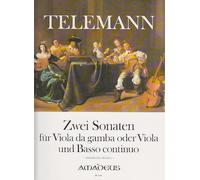 Georg Philipp Telemann: Two Sonatas In E Minor & A Minor: Viola: Instrumental