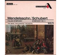 Georg Solti / Israel Philharmonic Orchestra - Symphony No. 4 In A Major, Opus 90 'Italian' · Symphony No. 5 In B Flat Major [Vinyl LP]