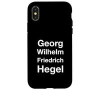 Georg Wilhelm Friedrich Hegel Case for iPhone X/XS