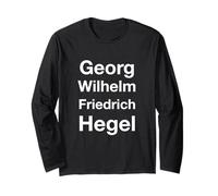 Georg Wilhelm Friedrich Hegel Long Sleeve T-Shirt