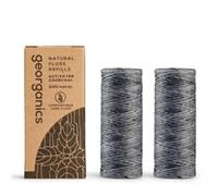 Georganics Activated Carbon Dental Floss 2 Units x 50 M