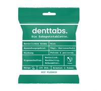 DENTTABS Dental care Toothbrush tablets DENTTABS without fluoride 125 Stk.