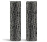 Georganics Fluoride Dental Floss Refill - Activated Charcoal - 2 x 50m