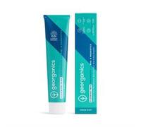Georganics Natural Fluoride Free Probiotic Toothpaste - 75ml - Mint Flavour - with Hydroxyapatite, Prebiotics & Probiotics - Oral Microbiome - Gut Health - 100% Natural Ingredients - Eco-Friendly