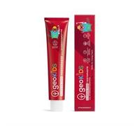 Georganics Kids & Baby Strawberry Toothpaste - 75ml - Natural Fluoride-Free with Hydroxyapatite - Vegan, SLS-Free, Plastic-Free - Safe from 6 Months+