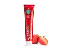 Georganics Kids & Baby Strawberry Toothpaste - 75ml - Natural Fluoride-Free with Hydroxyapatite - Vegan, SLS-Free, Plastic-Free - Safe from 6 Months+