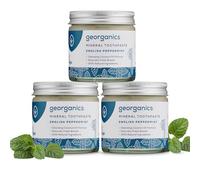 Georganics Mineral Toothpaste - 120ml x3 Pack - Peppermint Flavour